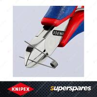 Knipex Electronics Diagonal Cutter - Length 115mm Round Head with Small Bevel