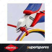 Knipex Electronics Diagonal Cutter - Length 115mm Pointed Head without Bevel