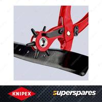 Knipex Revolving Punch Plier - Length 220mm with Six Interchangeable Punches