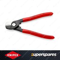 Knipex Cable Cutter Shears - 165mm with Plastic Coated Handles Burnished Shears