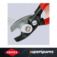 Knipex Cable Cutter Shears - Length 200mm for Cutting Copper & Aluminium Cables