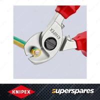 Knipex 1000V Cable Shears - 165mm Insulated with Multi-component Grips Handles