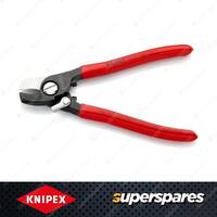 Knipex Cable Shears - with Opening Spring Plastic Coated Handles Length 165mm