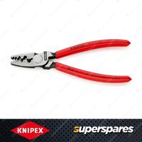 Knipex Crimping Plier for Wire Ferrules - 9 Deep Dies with Conical Side Faces