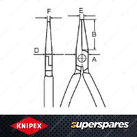 Knipex Electronics Plier ESD - Length 115mm for Gripping Holding & Bending