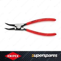 Knipex Circlip Plier 45 Degree Bent - 185mm Long for External Circlips on Shafts