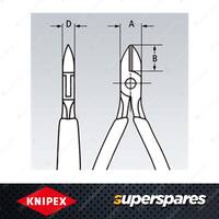 Knipex Electronics Diagonal Cutter ESD - Length 115mm Round Head without Bevel