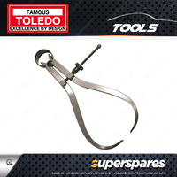 Toledo Outside Spring Caliper - Stainless Steel - Solid Nut 150mm Length