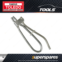 Toledo Brake Fuel Line Crimping Pliers Made of chrome treated alloy steel