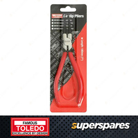 Toledo Circlip Plier - PVC Dipped Handle - Internal Straight Tip 180mm 7" Length