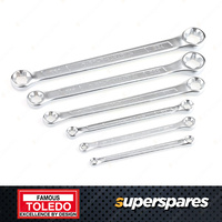 Toledo 6Pc of E-Star Spanner Set with Dual Head Double ended spanner 110mm-225mm