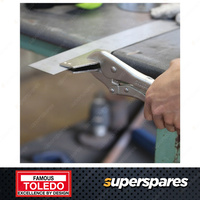 Toledo Lock-Grip Plier - Sheet Metal Length 250mm Jaw Width 100mm Length