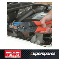 Toledo Ratcheting Crimping Pliers - for insulated terminal Standard 220mm Length