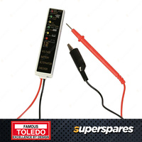 Toledo Battery & Alternator Voltage Tester 12 volt with LED Display