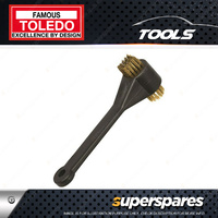 Toledo Double Sided Brass Cleaning Brush Battery Post & Terminal cleaner