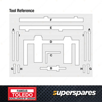 Toledo Timing Tool Kit for BMW 1 Series 3 Series 5 Series M135 M235 X1 X3 X5 Z4