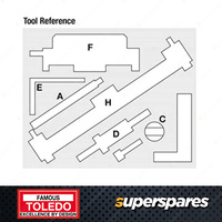 Toledo Timing Tool Kit for BMW 1 Series E87 3 Series E46 E90 E93 1.8L 2.0L