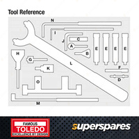 Toledo Timing Tool Kit for Audi A3 8L 8P A4 B5 B6 B7 A6 C6 TT 1.6L - 2.0L