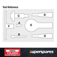 Toledo Timing Tool Kit for Alfa Romeo 147 159 Giulietta 1.9L 2.0L 2.4L