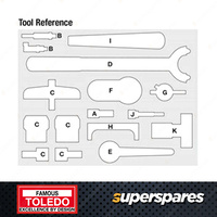 Toledo Timing Tool Kit for Volkswagen Caravelle Crafter Kombi 35 46 Transporter