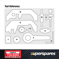 Toledo Timing Tool Kit for BMW 540i 545i 550i E60 E61 645Ci 735i 750i E65 E66