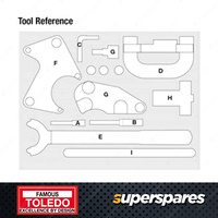 Toledo Timing Tool Kit for Renault Clio Grand Scenic Kangoo Laguna Megane Scenic