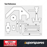 Toledo Timing Tool Kit for BMW 120D 320D 335D 525D 530D 535D X3 X5 X6