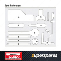 Toledo Timing Tool Kit for Volkswagen Caravelle Kombi Multivan Transporter