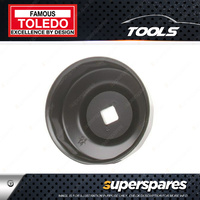 Toledo Oil Filter Cup Wrench - 65 67mm 14 Flutes Alloy steel - Black Color