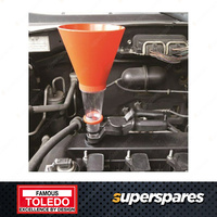 Toledo Universal Funnel with Adjustable Plier 28 - 74mm Clamp Range Mess Free