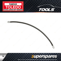 Toledo Flexible Heavy Duty Grease Gun Hose - 500mm 1/8" BSPT Thread