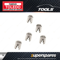 Toledo 5pcs of Radiator Petcock Socket Set - 1/4" Square Drive 380003