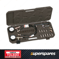 Toledo Universal Brake System Pressure Test Kit with 2 x 3000PSI Gauges