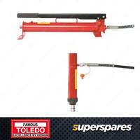 Toledo Hydraulic 10 Tonne Body Panel Repair Kit - contains 15 adaptors