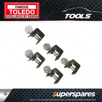 Toledo 5pc of Body Welding Panel Clamp Pack - Jaw Width 15mm 313303