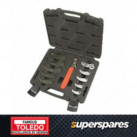 Toledo C-Hook Wrench Set - Ratcheting Interchangable 4 Jaw sizes & 4 Pin sizes