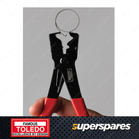 Toledo Clic Type Hose Clamp Plier - Chrome alloy steel with PVC dipped handle