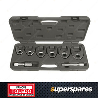 Toledo 8pcs of Crowfoot Wrench Set - Flared Jaw size Metric 33 - 50mm