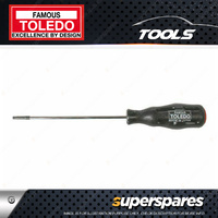 Toledo Tamperproof Torx Screwdriver T20 x 125mm with Dimpled handle