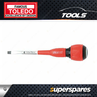 Toledo Screwdriver Strike-Thru Slotted 5.5 x 75mm Overall length 155mm