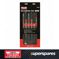 Toledo Screwdriver Set 7 Pc 3 x Phillips 3 x Slotted 1 x Gearless