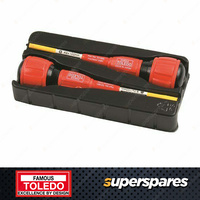 TOLEDO Insulated Screwdriver 2pc Set Elec-Line Tested up to 1000V