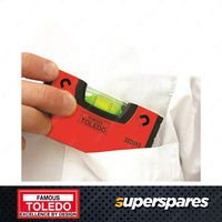 Toledo Mini Magnetic Level - 100mm Width 20mm Length 7mm Thickness