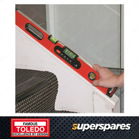 Toledo Magnetic Digital Box Level - Tilted LCD screen with LED backlight 1200mm