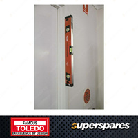 Toledo Magnetic Box Level - 900mm Length Spirit Level Reinforced aluminium frame