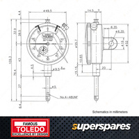 Toledo Imperial Analogue Dial Gauge - 0.001x1 - High Precision Expert