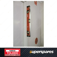 Toledo Magnetic Box Level - 1200mm Spirit Level Reinforced aluminium frame