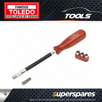 Toledo Hose Clamp Nut Driver -150mm Overall Length Includes socket 6mm 7mm 8mm