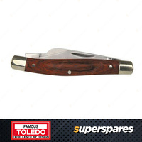 Toledo Stock Knife 440 Stainless Steel - Triple Blade 50mm 55mm 70mm