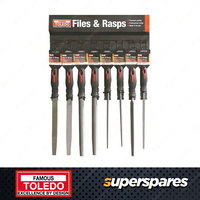 Toledo File Merchandiser Option 1 - 250mm Inc round half round flat & square